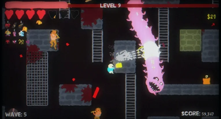 Blood Dungeon, Messhof’s Bullet Heaven Platformer, Launches August 25