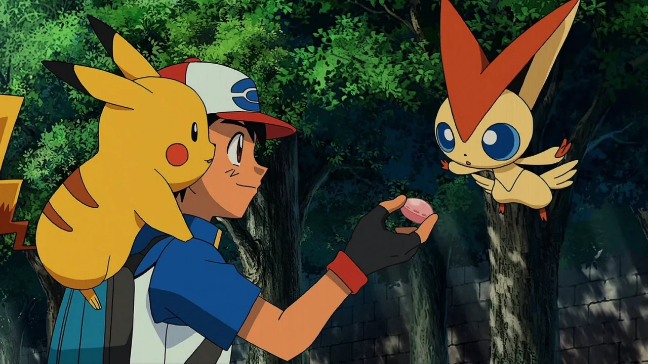 Pokemon Hilbert and Victini Figure Brings Gen 5 Back in 2027
