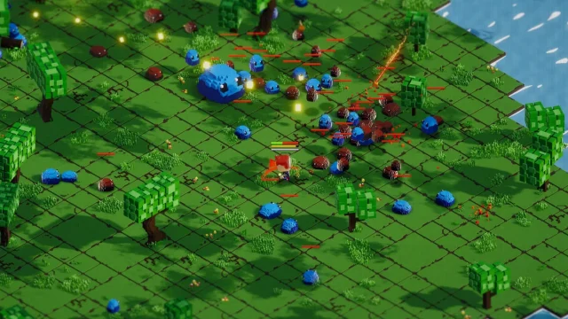 Voxie Survivor Brings Minecraft Style to Bullet-Heaven Combat