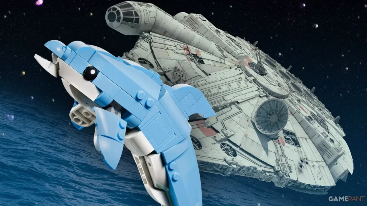 LEGO Fan Rebuilds Dolphin Set as a Millennium Falcon